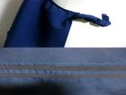他の写真1: ジュニアエプロン　紺×紺ライン　100センチから150センチ　巾着付き