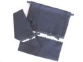 三角巾＋巾着セット　紺×紺リボンフリル