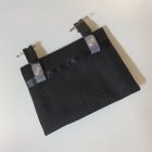 他の写真2: ふた付き外付けポケット　ブラック×ドットリボン　クリップタイプ