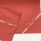 他の写真3: 持ち手付きお弁当３点セット　エンジ×エンジリボン