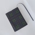 裏地付きブックカバー 　 ブラックウォッチ柄