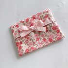 他の写真1: ラミネートテッシュケース　2枚組 　ピンク小花＋水色小花