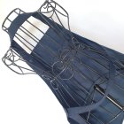 他の写真2: エプロン　紺ドット柄　3点セット　120〜140