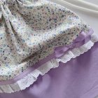 他の写真1: 持ち手つき巾着　ラベンダー小花柄　35×35