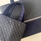 他の写真2: 最後1点　2点セット　デニム調キルティング✖️グレー紺ライン